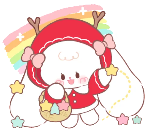 🌈 Стикер «new year ->» для Telegram