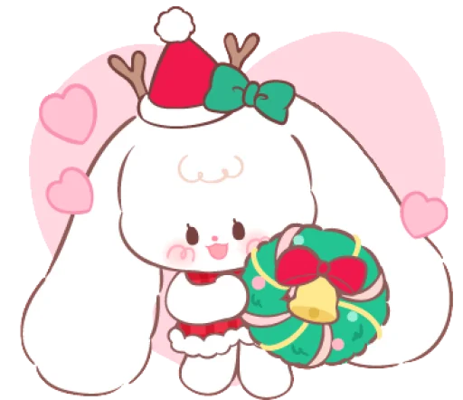 🎄 Стикер «new year ->» для Telegram