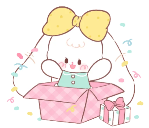 🎁 Стикер «new year ->» для Telegram