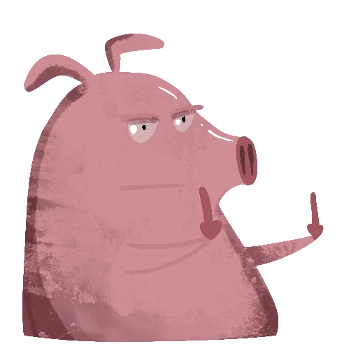 🖕 Стикер «Svinota» для Telegram