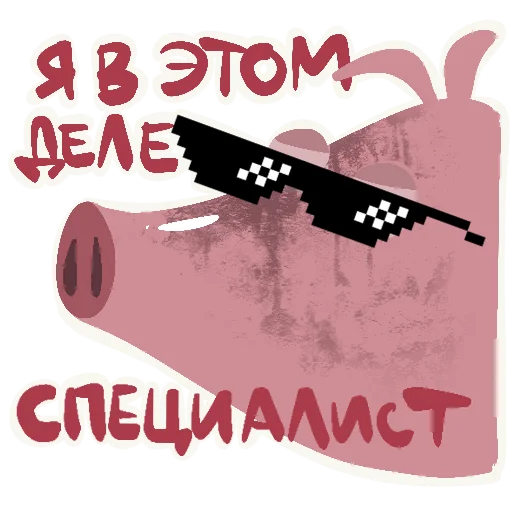 👓 Стикер «Svinota» для Telegram