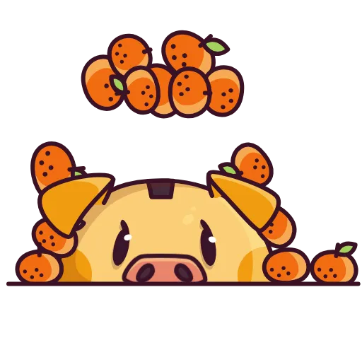 🍊 Стикер «Свинцент» для Telegram