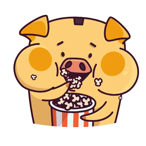 🍿 Стикер «Свинцент» для Telegram