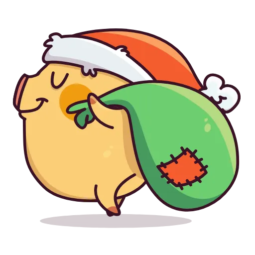 🎅 Стикер «Свинцент» для Telegram