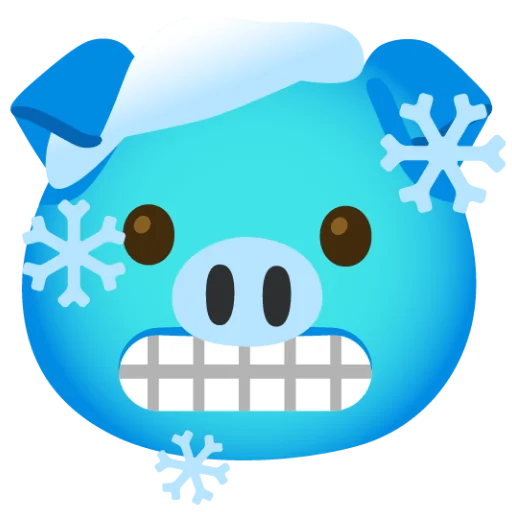 🥶 Стикер «Свинка» для Telegram