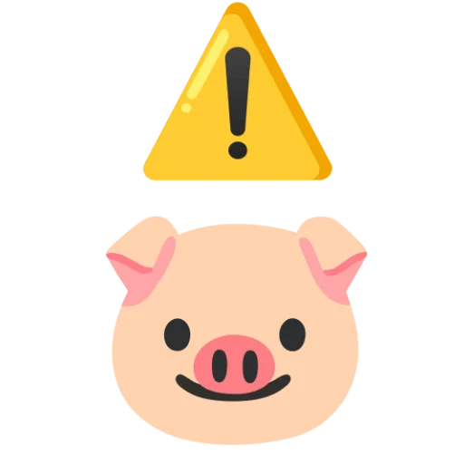 ⚠ Стикер «Свинка» для Telegram
