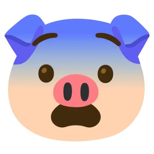 😨 Стикер «Свинка» для Telegram