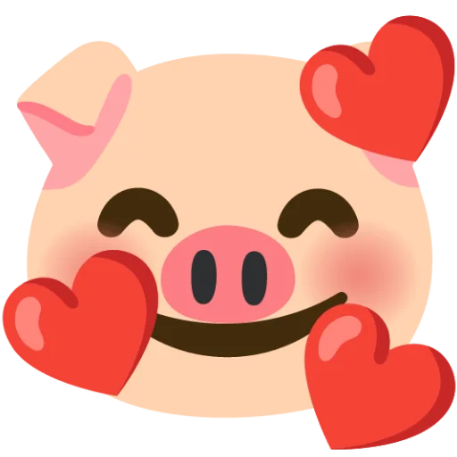 🥰 Стикер «Свинка» для Telegram