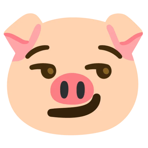 😏 Стикер «Свинка» для Telegram