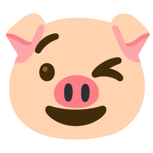 🫠 Стикер «Свинка» для Telegram