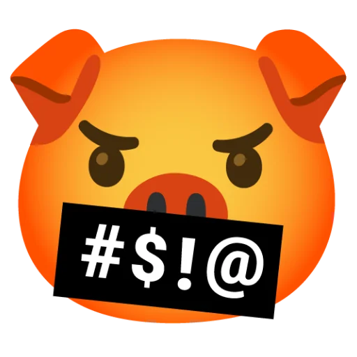 🤬 Стикер «Свинка» для Telegram