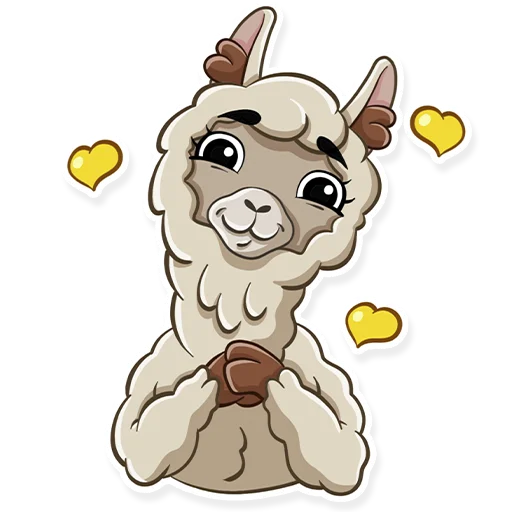 🥰 Стикер «alpaca» для Telegram