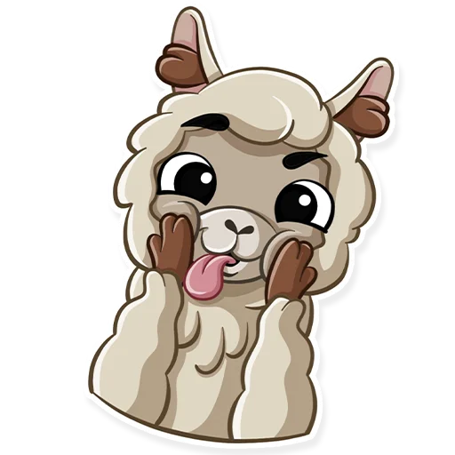 🤪 Стикер «alpaca» для Telegram