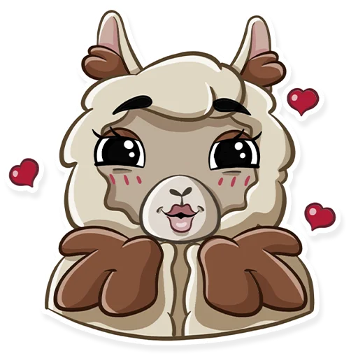 😘 Стикер «alpaca» для Telegram