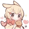 🍔 Эмодзи «Сладкий зайчик» для Telegram