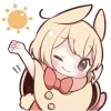 ☀️ Эмодзи «Сладкий зайчик» для Telegram