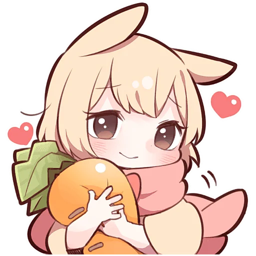 🥕 Стикер «Сладкий зайчик 4» для Telegram