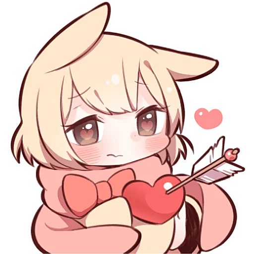 💘 Стикер «Сладкий зайчик 4» для Telegram