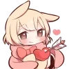 💘 Эмодзи «Сладкий зайчик 4» для Telegram
