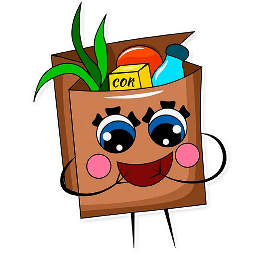 😀 Стикер «Корзинка» для Telegram