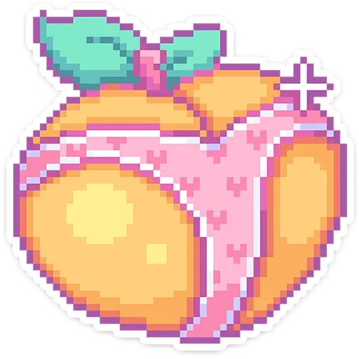 🍑 Стикер «Сладкие грёзы» для Telegram