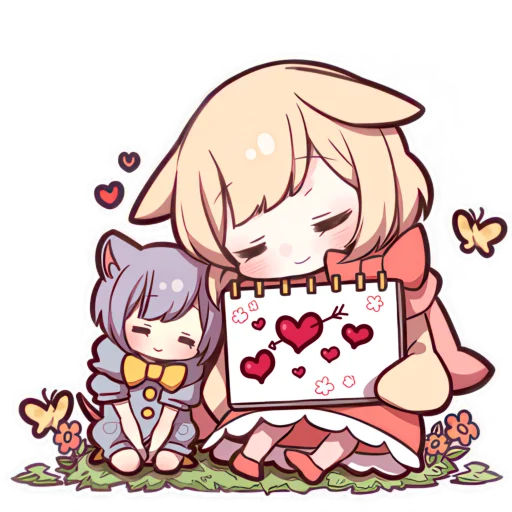 🥰 Стикер «Сладкий зайчик» для Telegram