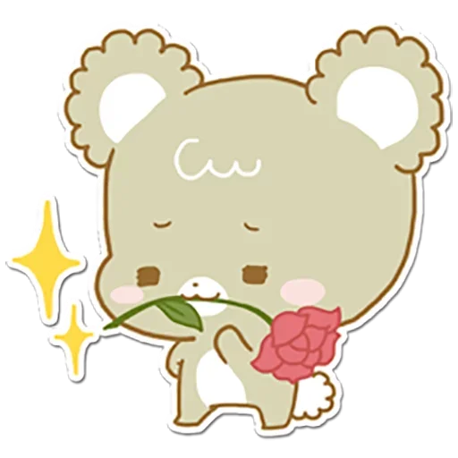 🌹 Стикер «Sweet Sugar Cubs» для Telegram