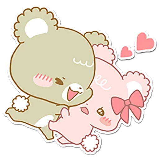 👫 Стикер «Sweet Sugar Cubs» для Telegram