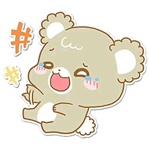 😫 Стикер «Sweet Sugar Cubs» для Telegram