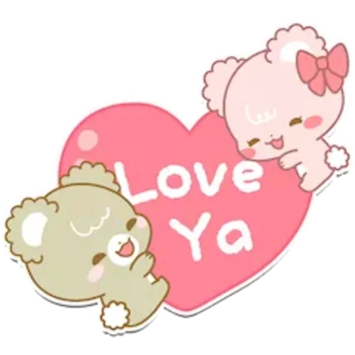❤️ Стикер «Sweet Sugar Cubs» для Telegram