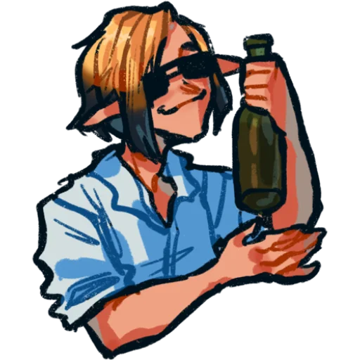 🍺 Стикер «sweetavrorafox» для Telegram