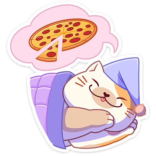 🍕 Стикер «Булочка без надписей» для Telegram