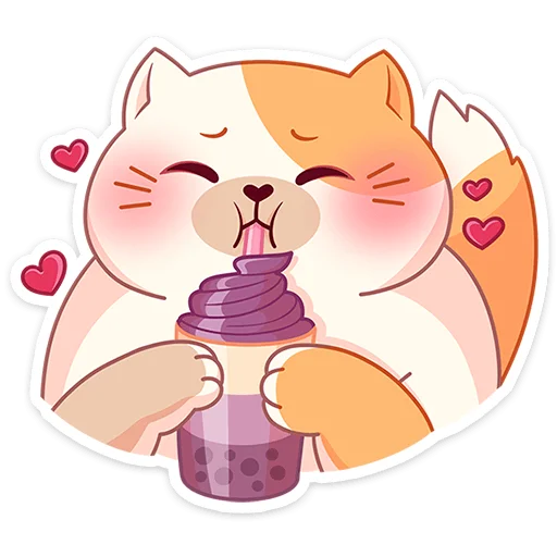 🍹 Стикер «Булочка без надписей» для Telegram