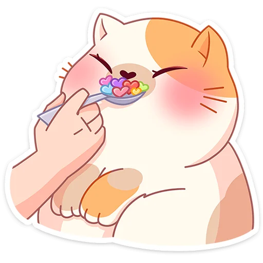 ❤ Стикер «Булочка без надписей» для Telegram