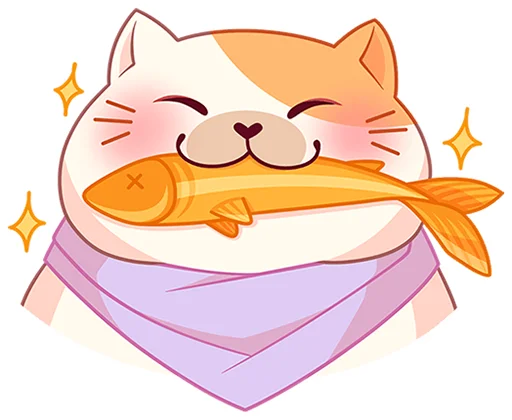 🤩 Стикер «Булочка без надписей» для Telegram