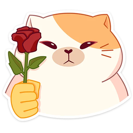 🌹 Стикер «Булочка без надписей» для Telegram