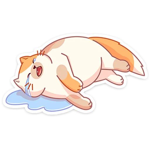 😭 Стикер «Булочка без надписей» для Telegram