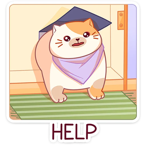 🆘 Стикер «Булочка» для Telegram