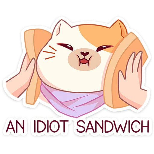 🤪 Стикер «Булочка» для Telegram