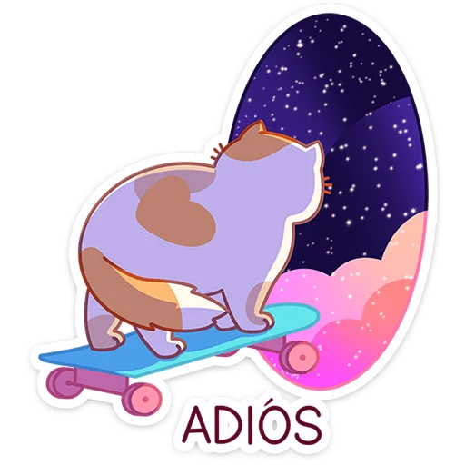 🌌 Стикер «Булочка» для Telegram