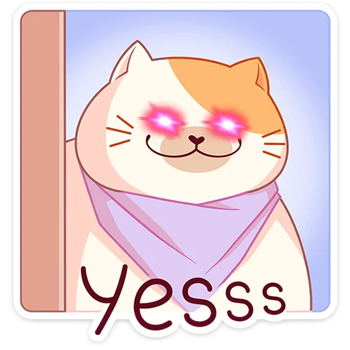 🤩 Стикер «Булочка» для Telegram