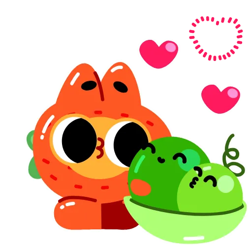 🥰 Стикер «Sweet Carrot» для Telegram