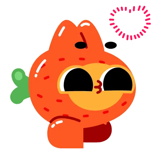 😘 Стикер «Sweet Carrot» для Telegram