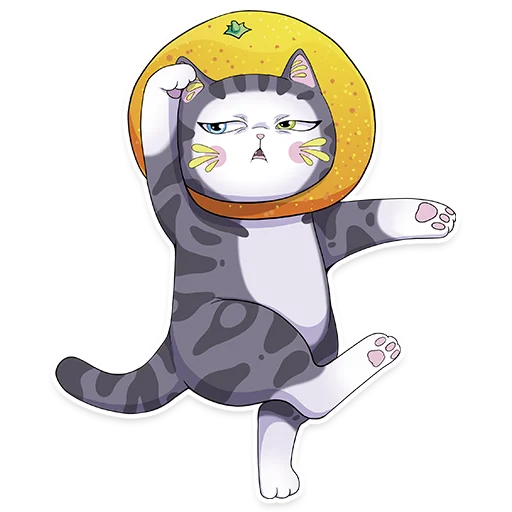 🍊 Стикер «Sweet Cat» для Telegram