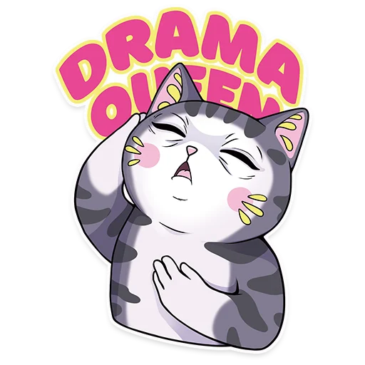 🙆‍♀️ Стикер «Sweet Cat» для Telegram