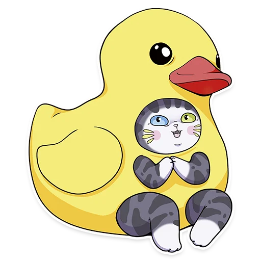 🐥 Стикер «Sweet Cat» для Telegram