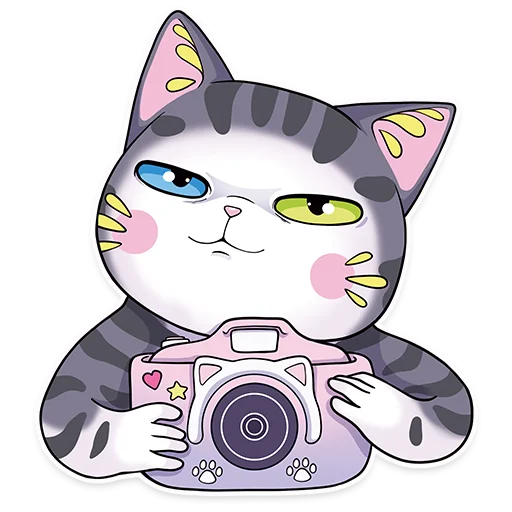 🤩 Стикер «Sweet Cat» для Telegram