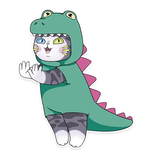 🦖 Стикер «Sweet Cat» для Telegram