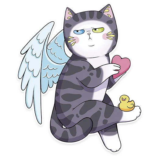 ❤️ Стикер «Sweet Cat» для Telegram