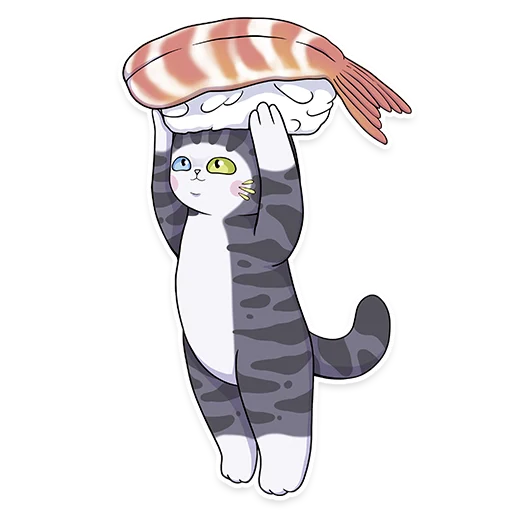 🦐 Стикер «Sweet Cat» для Telegram